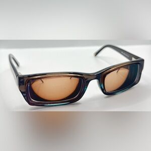 Kenneth Cole Reaction KC686 Gray Rectangular Sunglasses Frames Only